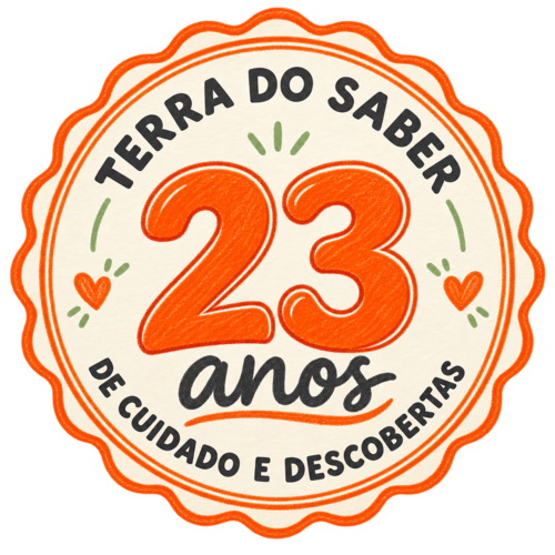 Selo comemorativo: Terra do Saber, 23 anos de cuidado e descobertas